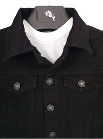 Resim Çocuk Kot Ceket Siyah 