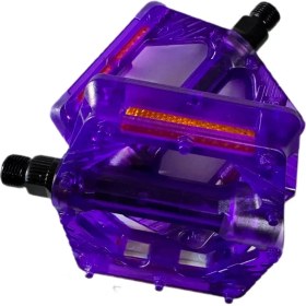 Resim ÖREL Bisiklet Mor FP-812 Platform Pedal Bisiklet Pedalı Renkli Geniş Platform Pedal 