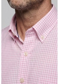 Resim Bisse Pembe Regular Fit Pamuk Cepsiz Uzun Yaka Gömlek Gmeks261065 C29 