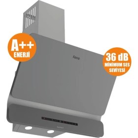 Resim Ferre D082-SA Sılentart Serisi Sessiz Dc Invertör Motorlu 60 cm Gri DAVLUMBAZ-600M3 