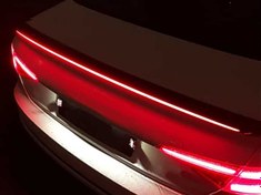 Resim Audi A4 2016-2019 Led Spoiler Piano Black (Parlak Siyah) 