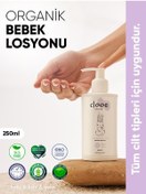 Resim Clooe Organik Bebek Losyonu 250 ML Argan Yağı - Zeytinyağı - Huş - Gül Suyu - Yenidoğan Kullanımına Uygun 
