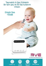 Resim Optinell Elektrikli & Şarjlı Kare Bebek Burun Aspiratörü 