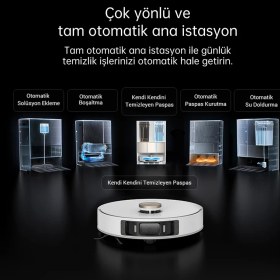 Resim Dreame L20 Ultra Complete Robot Süpürge, Otomatik Paspas Çıkarma ve Kaldırma, Yıkama ve Kurutma, 7.000Pa Emiş, Kendi Kendini Boşaltma, Kendi Kendini Doldurma, AI Engellerden Kaçınma 