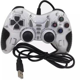 Resim beboncool Pc Uyumlu Usb Dual Shock Titreşimli Joystick Oyun Kolu Gamepad 