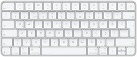 Resim Apple Magic Keyboard: Bluetooth, şarj edilebilir. Mac, iPad ve iPhone ile çalışır; Türkçe Q Klavye, Gümüş Rengi (Lightning) 