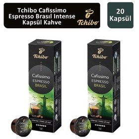 Resim Tchibo Cafissimo Espresso Brasil Kapsül Kahve 2 x 10 Kapsül 