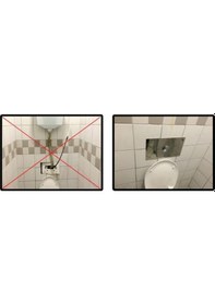 Resim Tema Siamp Universal Gömme Rezervuar Değişim Kiti Parlak Krom 8 CM Krom 