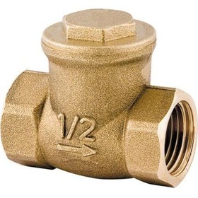 Resim Sarı Metal Çalparalı Çekvalf 1/2'' 