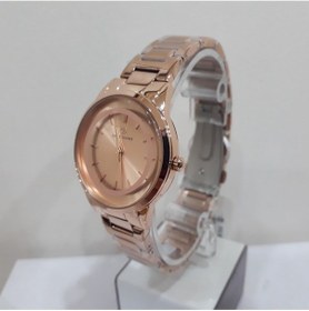 Resim DAVID GUNER DG-8242LA-C5 Bakır renk çelik kordon bayan kol saati 