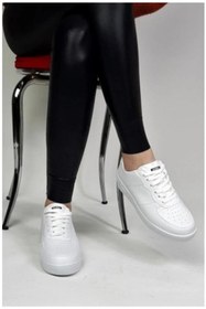 Resim Topçuoğlu Kundura Günlük Ortepedik Hafif Spor Air Unisex Sneaker Beyaz Spor Ayakkabı 