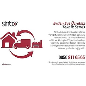 Resim Sinbo M0703sın3484 Svc-3484 Elektrikli Süpürge, Kırmızı 