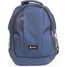 Resim Okapi Sırt Çantası Üç Bölmeli Lacivert Okp-128 