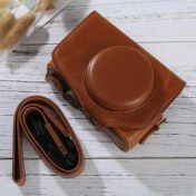 Resim Ykd Store Canon Powershot SX730 Hs Için Tam Vücut Deri Kılıf Çanta Kahve (Yurt Dışından) 