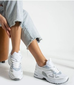 Resim Ebru Unisex Beyaz Günlük Rahat Spor Ayakkabı Sneaker Beyaz 