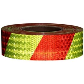 Resim Parlayan Yansıtıcı Güvenlik Uyarı Bandı Kendinden Yapışkanlı Twill Baskılı Araba İçin Yansıtıcı Bant 