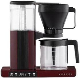 Resim Vestel Brew 50 Retro Bordo Filtre Kahve 
