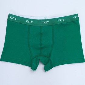 Resim Toontoy Kids Toontoy Erkek Çocuk Pamuklu Lastikli Boxer - 4'lü Paket-tk24826 Yeşil 