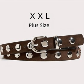 Resim 1 adet Y2K Hip Hop Punk Tarzı Suni Deri Kemer, Metal Cıvatalar ve Alaşım Toka ile, Koyu Kahverengi Casual Aksesuar, Kotlar, Siyah Pantolonlar için - İdeal Sevgililer Günü Hediyesi, Açık Hava, Sokak, Kampüs, Mezuniyet Sezonu, Çok Yönlü Kemer | Y2K Moda Kemer | Dayanıklı Suni Deri Kemer, Çok Yönlü Kemer | Y2K Moda Kemer | Dayanıklı Suni Deri Kemer 