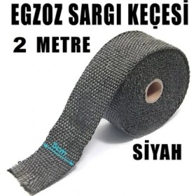 Resim Egzoz Yanmaz Sargı Keçesi 1-4 Metre Siyah 