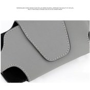 Resim Dancemonkey Cbtx Nappa Doku Pu Deri Araba Gözlük Saklama Kutusu - Gri 