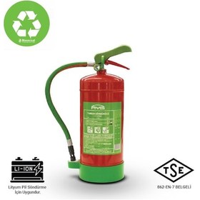 Resim Bioversal Elektrikli Araçlar ve Lityum-İyon Batarya Pil, Akü Yangın Söndürme Cihazı 6 KG 
