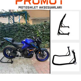 Resim PROMOT Yamaha Mt 25 Uyumlu Motosiklet Kaldırma Sehpası SİYAH 