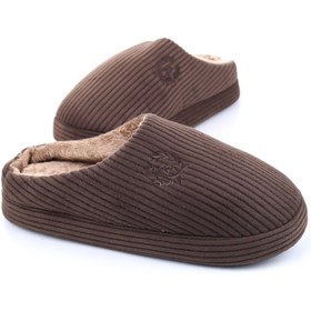 Resim Papuçsepeti Papuç Sepeti 2488 Erkek Kışlık Ev Halı Misafir Terliği 