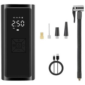 Resim Ga97 6000mah Taşınabilir Elektrikli Hava Pompası 150psi Lastik, Bot, Top Şişirme Oto Hava Kompresörü 01 