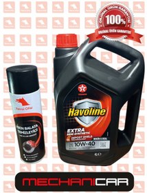 Resim Petrol Ofisi Havoline 10W-40 4 Litre Motor Yağı + Fren Balata Temizleyici Sprey 445ML. (ORİJİNAL) 