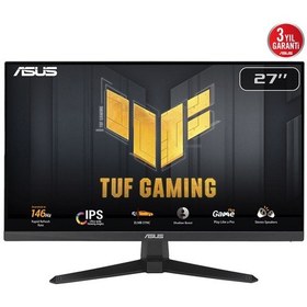 Resim Asus Tuf Gamıng Vg279qe5a 27&quot 1ms, 146hz, Full Hd, Dp, Hdmı, Hoparlör, Fast Ips Led, Düşük Mavi Işık, Freesync Premium, Gamıng Monitör 
