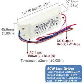 Resim Chanzon Led Sabit Akım Adaptörü 6w-50w 300ma-1500ma Güç Kaynağı, Lamba Trafo 1w Chınaordu Yeşil Ordu Yeşil 
