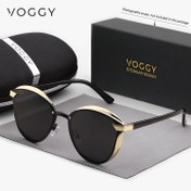 Resim VOGGY Retro Polarize Gözlük UV400 Koruma, Metal Çerçeve, Hafif ve Şık Erkekler ve Kadınlar İçin - Sürüş, Yürüyüş, Bisiklet, Balıkçılık, Seyahat, Parti Dekoru ve Hediyeler, Kadınlar İçin Hediye | Şık Gözlük | Metal Menteşeler, VOGG 