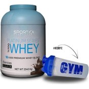 Resim Sportica Nutrition Sportıca Nutrition Whey Protein Platinium Series 2340 G Çilek Aromalı + Shaker 