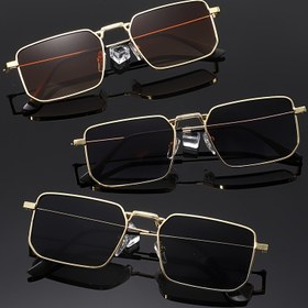 Resim 1 adet Klasik Yuvarlak Metal Çerçeve Gözlük, PC Lensler, Moda Retro Stil, Dekoratif Normal Gözlük 