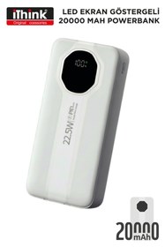 Resim Ithink POWERBANK 20.000 MAH LED EKRAN GÖSTERGELİ ŞARJ CİHAZI PB-520 