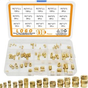 Resim Yuntech01 Yüksek Dayanıklı 4.8 Dereceli Çapraz Şeritli Bakır Somun, Gb809 Standartlı, 110/145/300 Adet Kutulu Set 110 Adet: Etiket Özel Tasarım İmkânı 