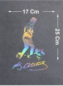 Resim Hologramlı Janjanlı Kocatepe Ve Atatürk İmza Sticker 02524 25x17 Cm 