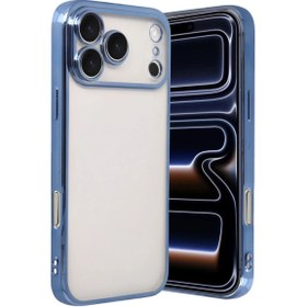 Resim artlab Art Apple İphone 17 Pro Lensli Silikon - Açık Mavi Lab 