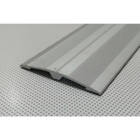 Resim TAHTASAKAL ALÜMİNYUM Geniş Eşik Profili 5 Cm - Parke Geçiş Profili 85 Cm - Mat Gri 
