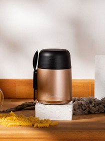 Resim Star Termos Thermbox 500 ml Paslanmaz Çelik Yemek Termosu | Bebek Mama Ve Yemek Termosu - Rose 