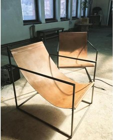 Resim Metal Şezlong Sandalye Çerçevesi Tasarım Metal Şezlong 