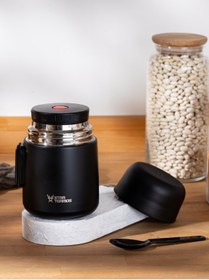 Resim Star Termos Thermbox 500 ml Paslanmaz Çelik Yemek & Mama Termosu - Siyah 
