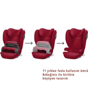 Resim Cybex Pallas B2 Fix Plus Lux <br> (Adac ödüllü isofixli <br>oto koltuğu 9-36 kg) - dynamic red 