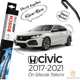 Resim Honda Civic Fc5 Muz Silecek Takımı 2017-2021 Bosch Aerotwin N11.5004 