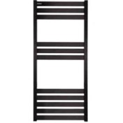 Resim Termorad Siyah Mat Alüminyum Havlupan 50*1100 cm Termorad Petsa Slim 