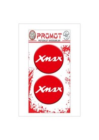 Resim Xmax 3d Kabartmalı Damla Logo Sticker 5cm 02 