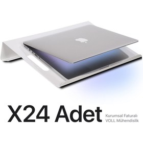 Resim VOLL BLUME Beyaz Laptop Standı Notebook Soğutucu - Ofis Için Ideal M1 24 Adet 