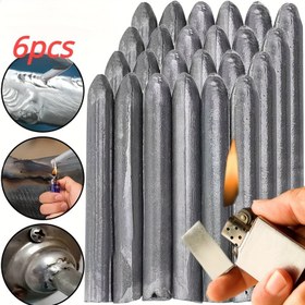 Resim 6/9 parça evrensel metal kaynak çubuk seti, düşük sıcaklıkta kaynak için, DIY takı ve manuel tamir için kullanılır, kaynak gerektirmez, dayanıklı ve kullanımı kolay, pil gerekmez 