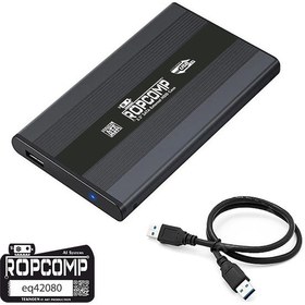 Resim Ropcomp 2.5" Usb 3.0 Sata Harici Harddisk Kutusu Metal 